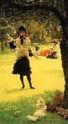 James Tissot Croquet oil painting